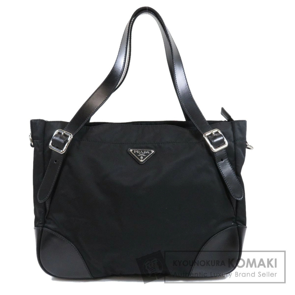 Prada Tessuto tote Shoulder Bag Black